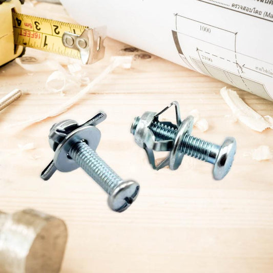 Frendorf | 20 Stück Jack Nuts Auto Metall Schraubblütenmutter mit Schraube