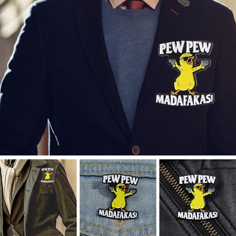 Frendorf | Brief & Cartoon-Ente Design Brosche