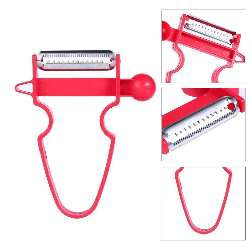 Frendorf | Bequee 3 in 1 Gemüseschäler Set, zufällige Farbe, 3 Gemüseschäler eine Packung