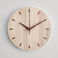 Frendorf | Minimalistische Ästhetik Wanduhr aus Holz