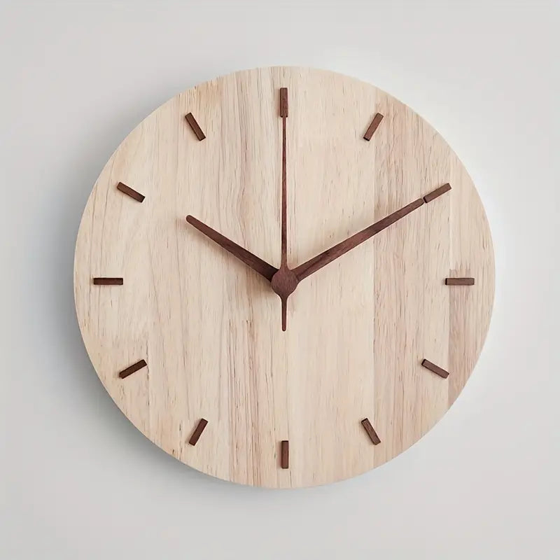 Frendorf | Minimalistische Ästhetik Wanduhr aus Holz