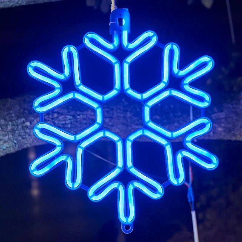 Frendorf | SnowGlow LED Schneeflockenbeleuchtung – Magisches Glühen für eine bezaubernde Atmosphäre
