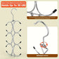 Multi-Hook Rutschfester Krawattenhalter – 360-Grad schwenkbarer Gürtelregal, platzsparender Organizer für Krawatten und Schals, ideal für Kleiderschrank und Garderobe, perfektes Geschenk für Männer