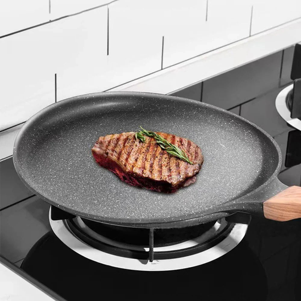 Beschichtete Omelette-Ei-Pfannkuchen-Bratpfanne Induktion Gasherd