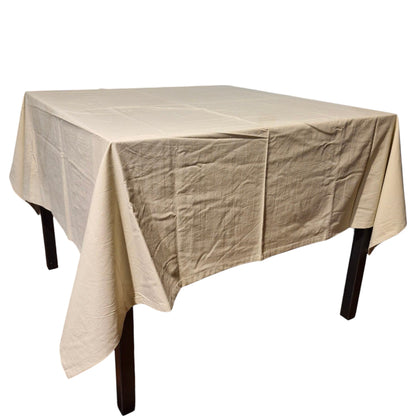 Frendorf | VASAI Tischdecke 160x160cm 100% Baumwolle, Elegant & Haltbar für stilvolles Essen und Wohnkultur
