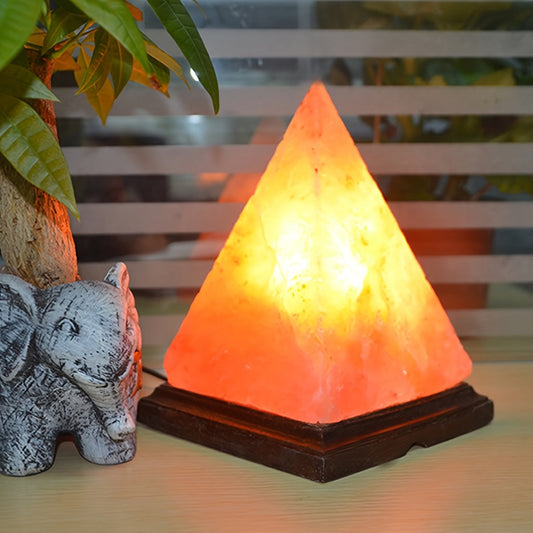Salzlampe - Handgefertigte Himalaya-Salzlampe mit 8-Farben wechselndem LED, USB-betrieben