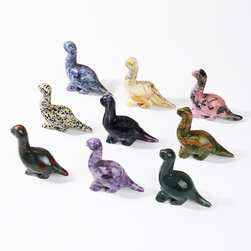 Frendorf 2,5 Zoll Kristall Dinosaurier Zuhause Dekoration Edelstein Deko
