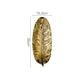 Nordic Light Luxury Stil auf goldener Federplatte Retro Schmuckplatte Aufbewahrung Platte Snack Platte Wohnkultur