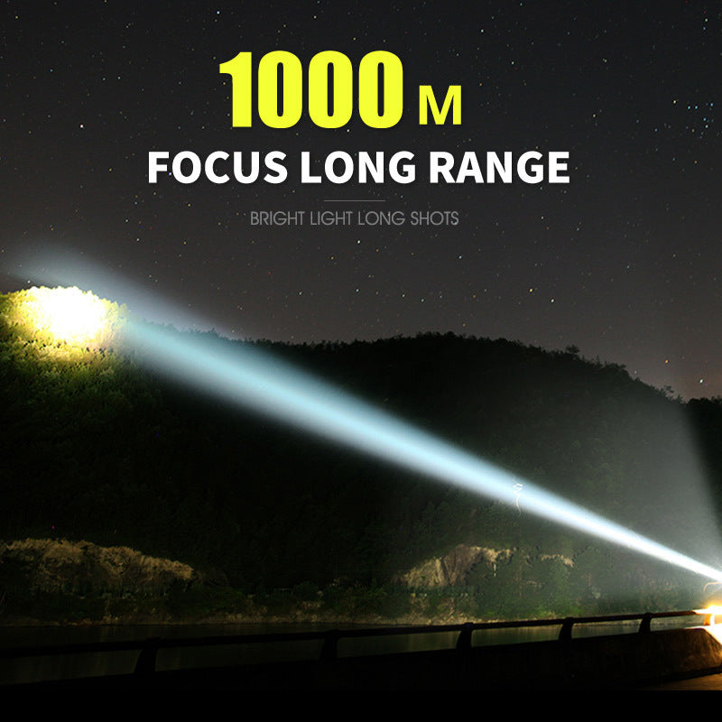 Frendorf | 30000-5000 Lumen Hochleistungs-LED-Taschenlampe, wasserdicht
