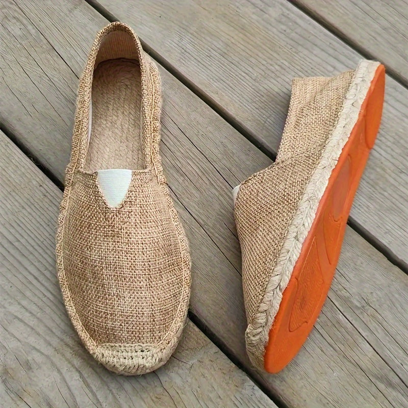 Frendorf | Maritime Leinenschuhe Weiß
