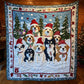 Weihnachts-Hundemarsch-Decke