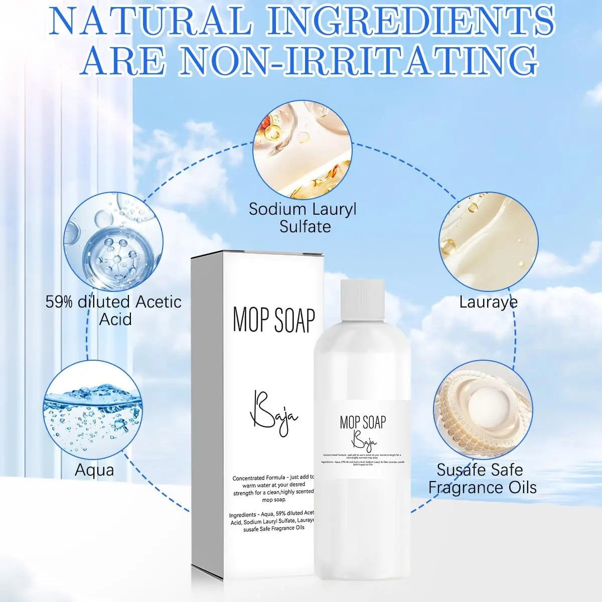 Frendorf | 2er-Set Mop-Seifenreiniger – hochduftende Formel für frischen, effektiven Bodenputz!