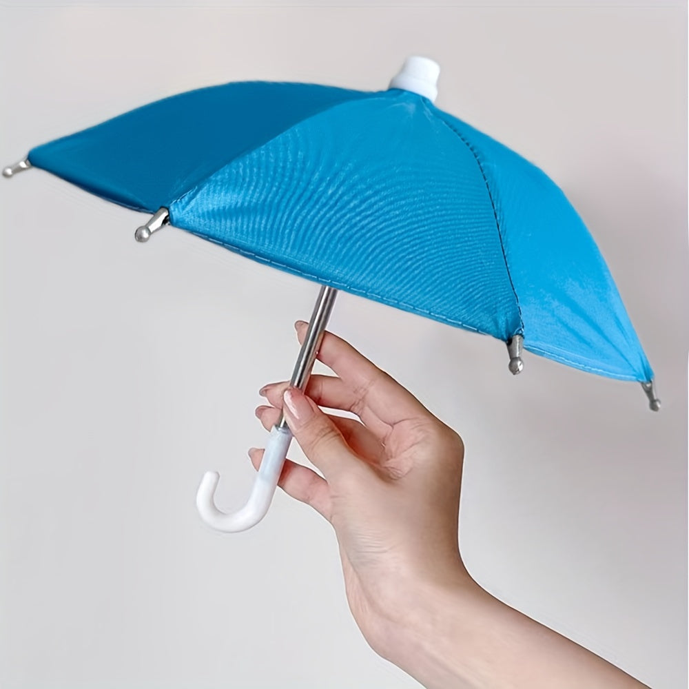 Frendorf | MiniSmart Regenschirm – Smartphone Sonnen- und Regenschutz mit Saugnapfhalter