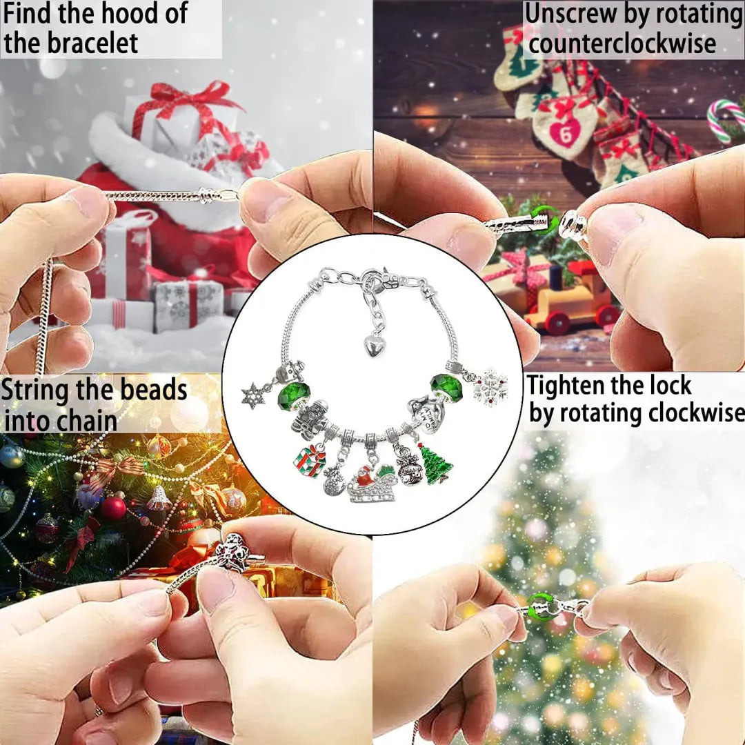Frendorf | DIY Weihnachts-Adventskalender Armbänder Set