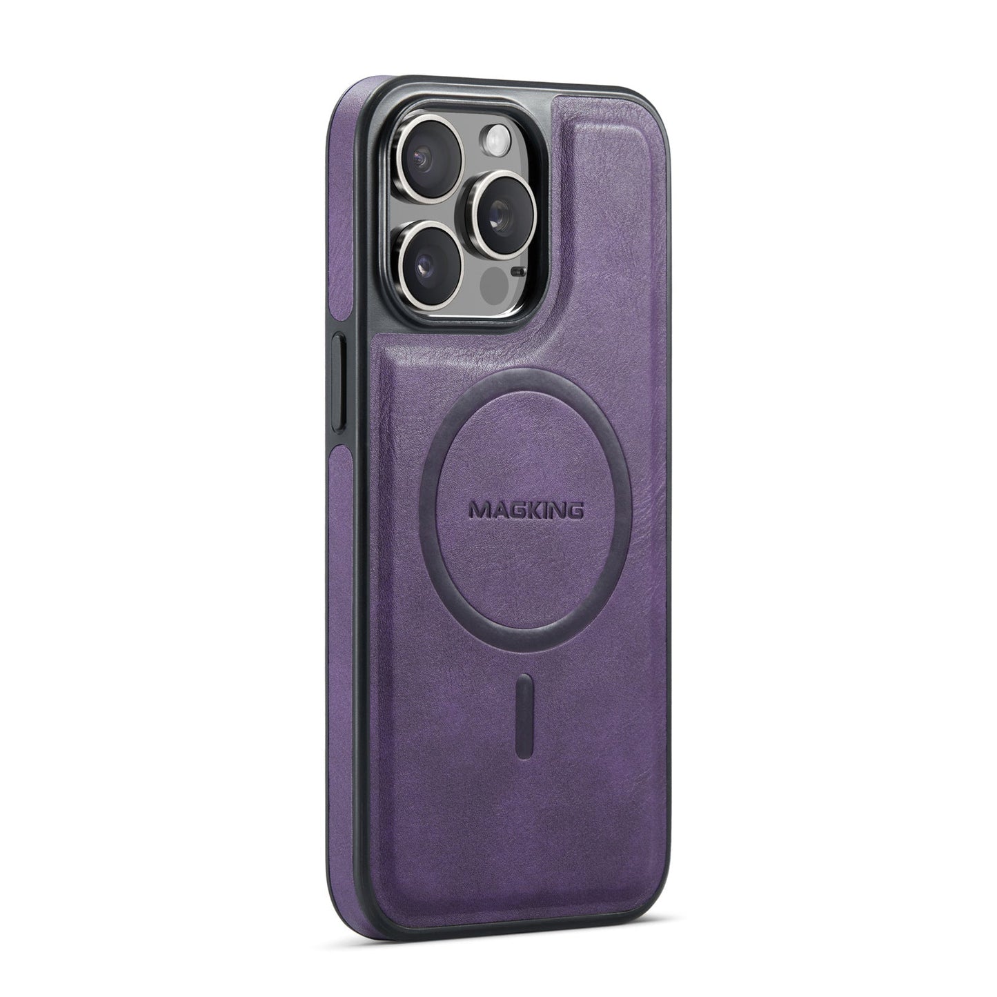 Frendorf | 2 in 1 abnehmbares Kartenetui magnetisches Wallet Lederhülle mit Ringhalter für iPhone