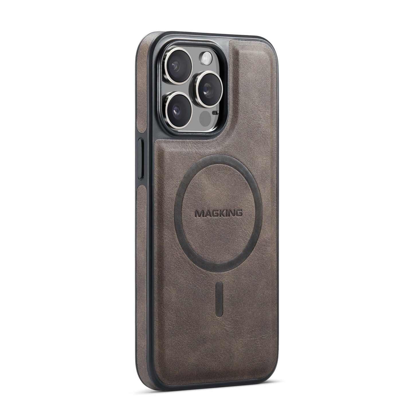 Frendorf | 2 in 1 abnehmbares Kartenetui magnetisches Wallet Lederhülle mit Ringhalter für iPhone