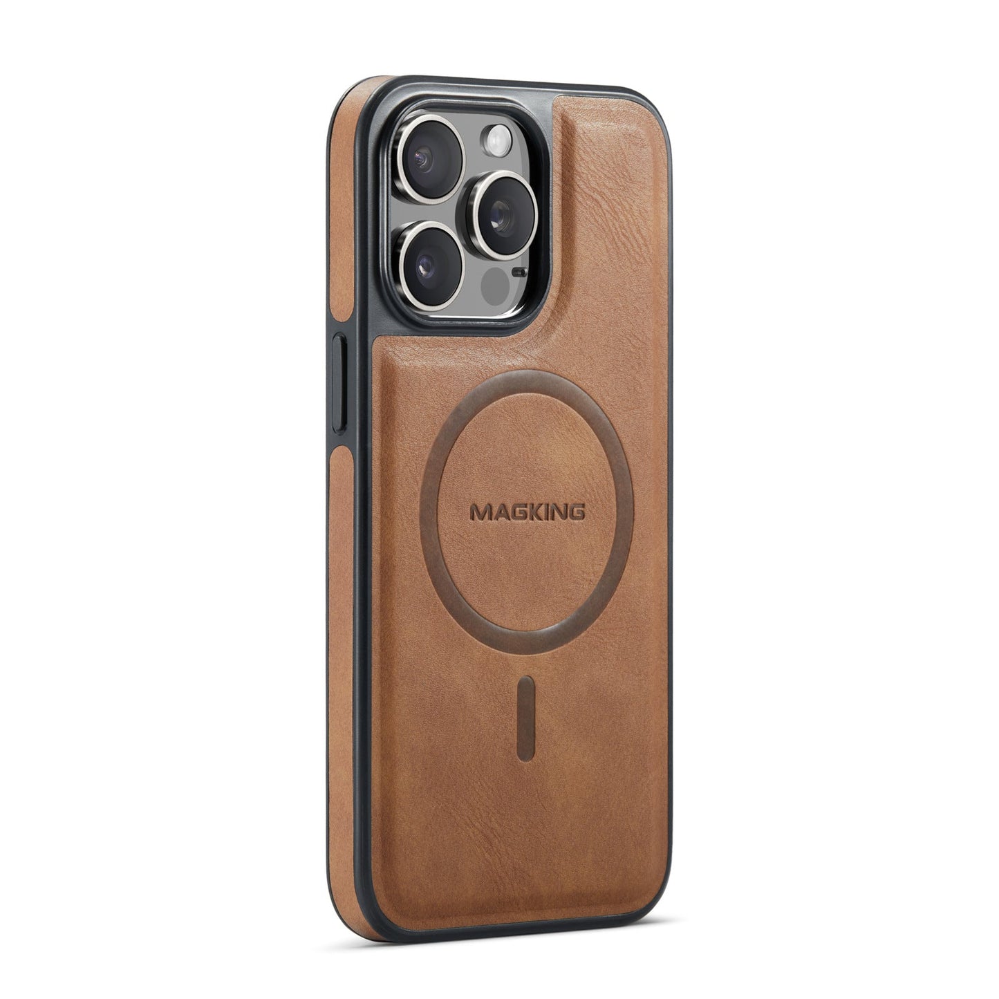 Frendorf | 2 in 1 abnehmbares Kartenetui magnetisches Wallet Lederhülle mit Ringhalter für iPhone