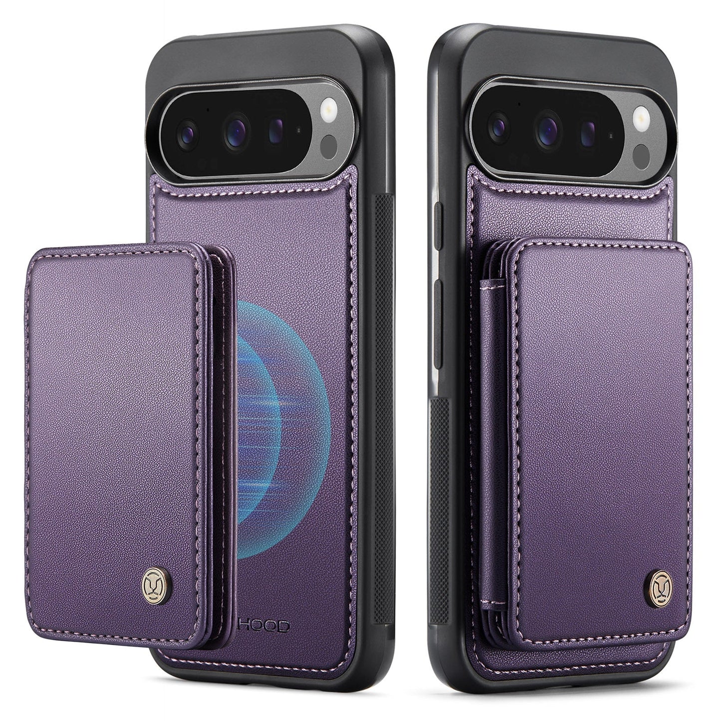 Frendorf | 2 in 1 abnehmbares magnetisches Karten Solt Wallet Lederhülle für Google Pixel 9