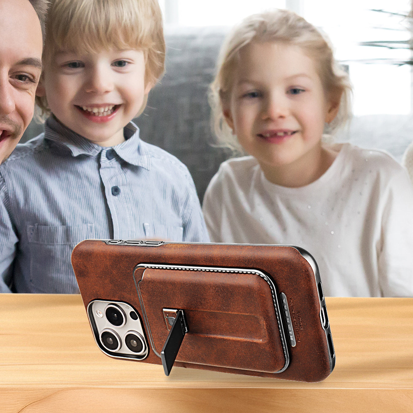 Frendorf | 2 in 1 abnehmbares magnetisches Lederhandycase mit Geldbörse, Kartenhalter und Halterung für iPhone