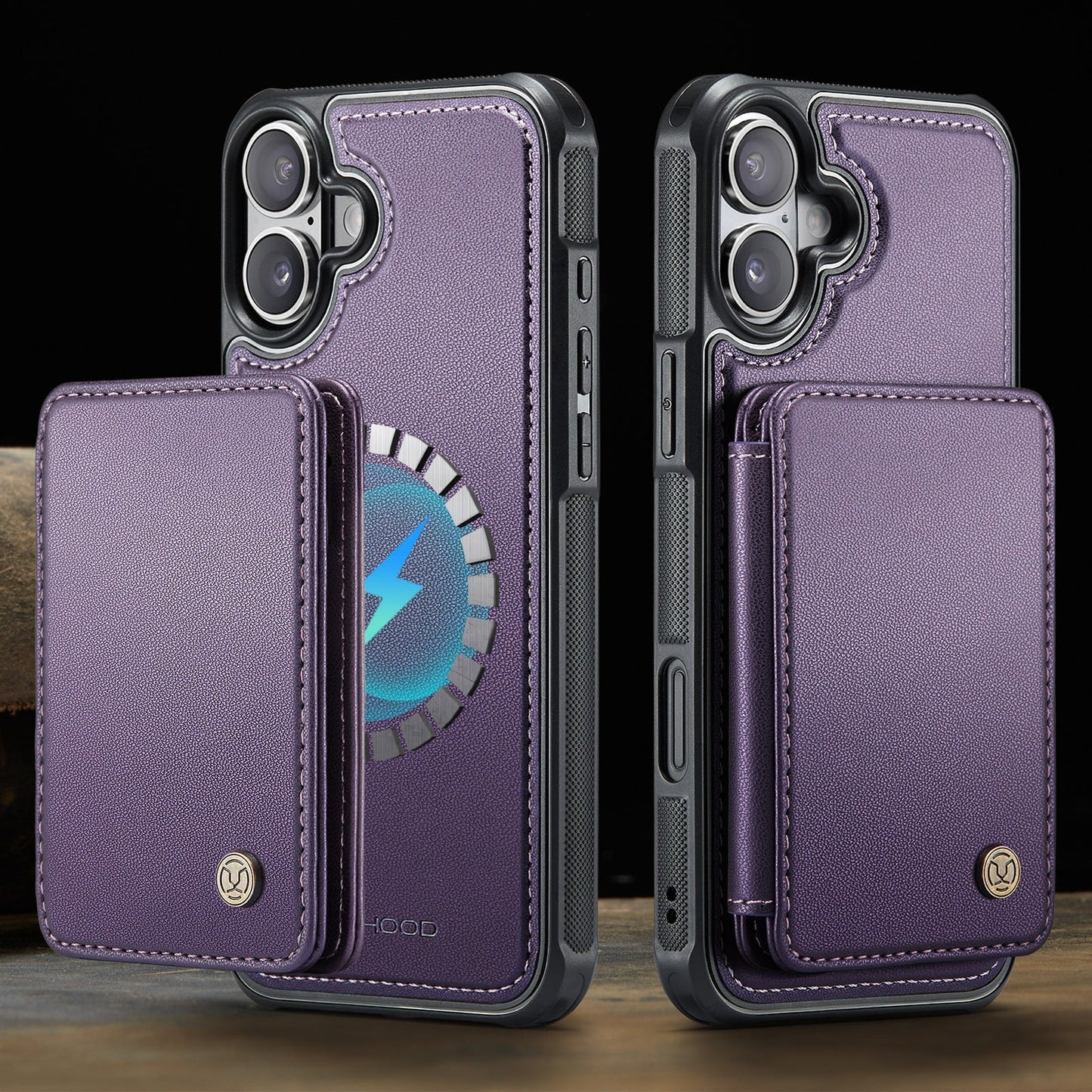 Frendorf | 2 in 1 Magnetische Karten Solt Abnehmbares Wallet Flip Lederhülle Für iPhone