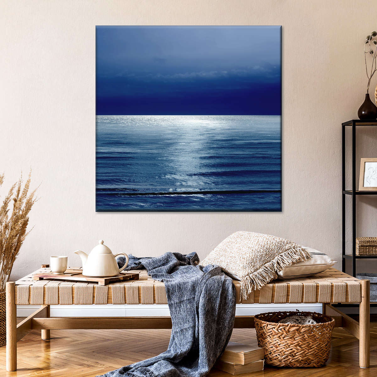 Frendorf | Moonlit Ocean Blue II Wandkunst