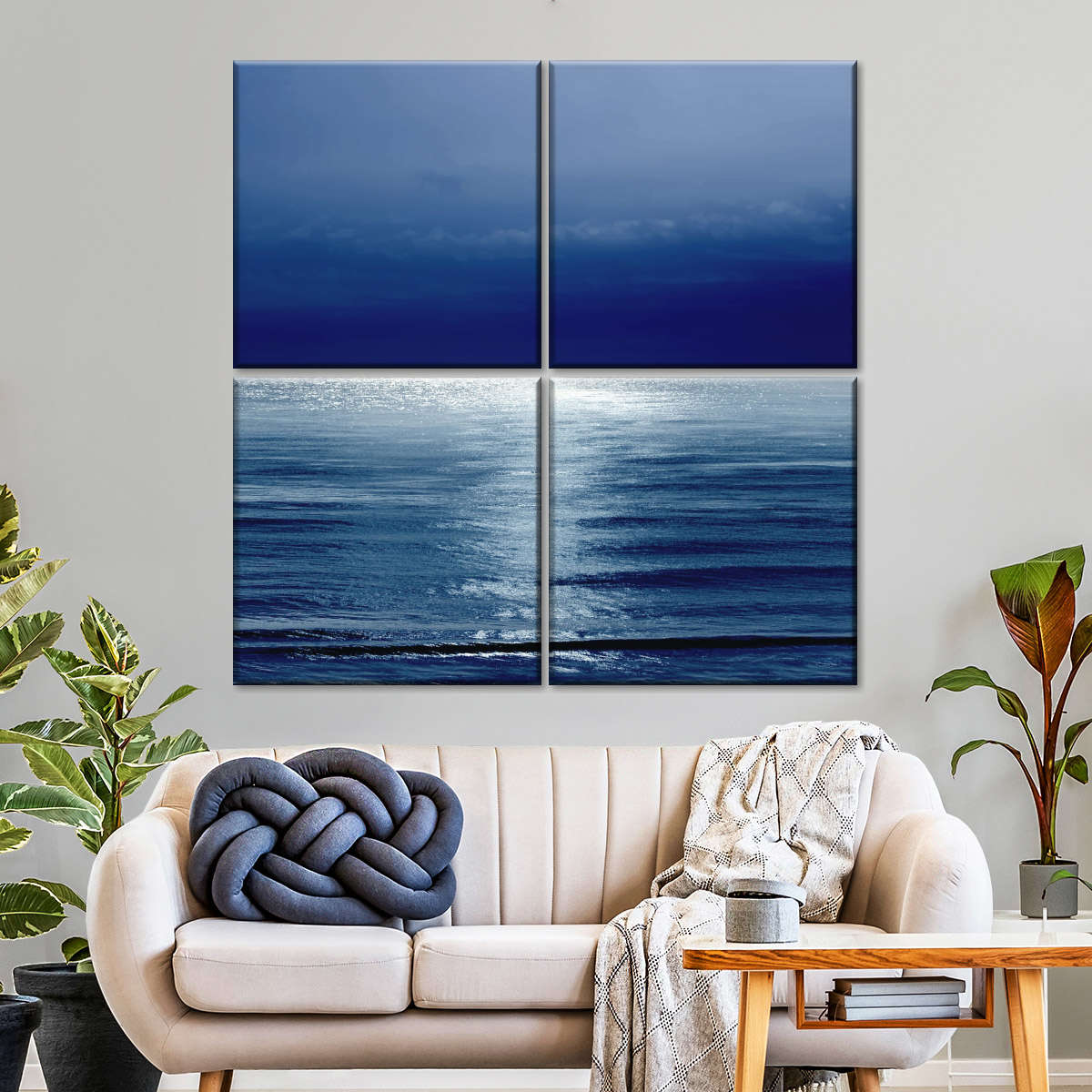 Frendorf | Moonlit Ocean Blue II Wandkunst