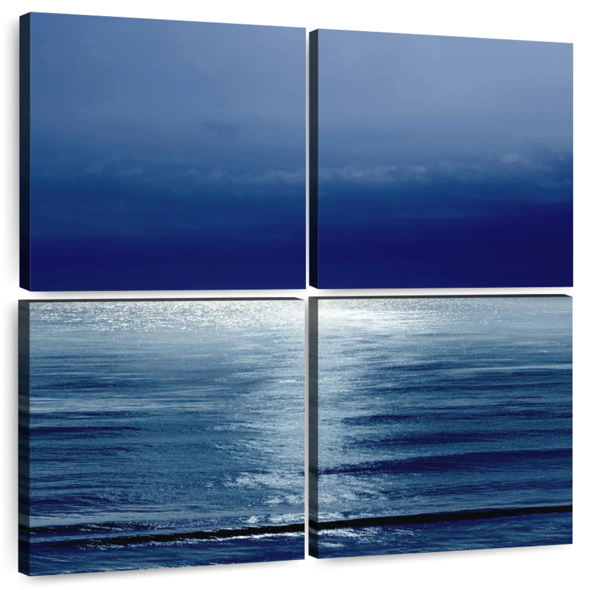 Frendorf | Moonlit Ocean Blue II Wandkunst