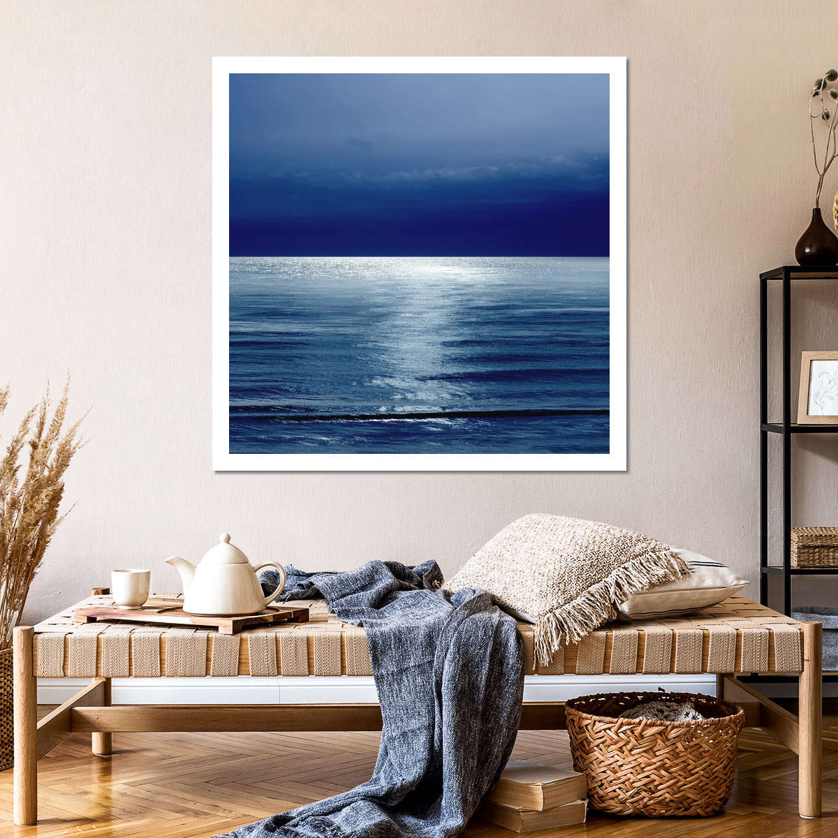 Frendorf | Moonlit Ocean Blue II Wandkunst