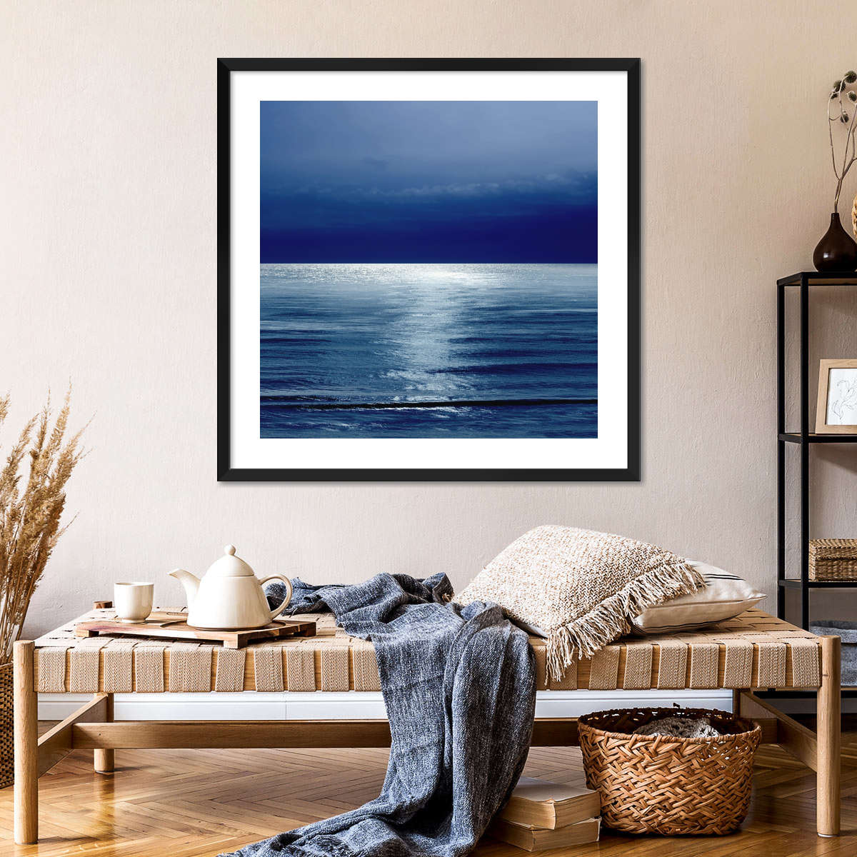 Frendorf | Moonlit Ocean Blue II Wandkunst