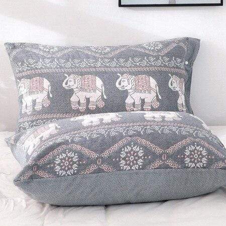 Frendorf | 2er Set Boho Elefanten Kissenbezug