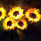 Frendorf | 2 Stück Solar LED Sonnenblume
