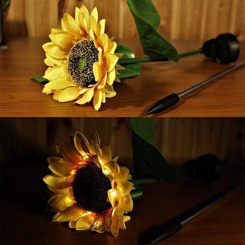Frendorf | 2 Stück Solar LED Sonnenblume