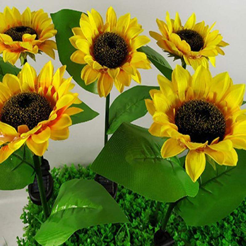 Frendorf | 2 Stück Solar LED Sonnenblume