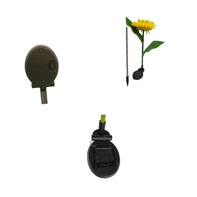 Frendorf | 2 Stück Solar LED Sonnenblume