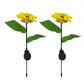 Frendorf | 2 Stück Solar LED Sonnenblume