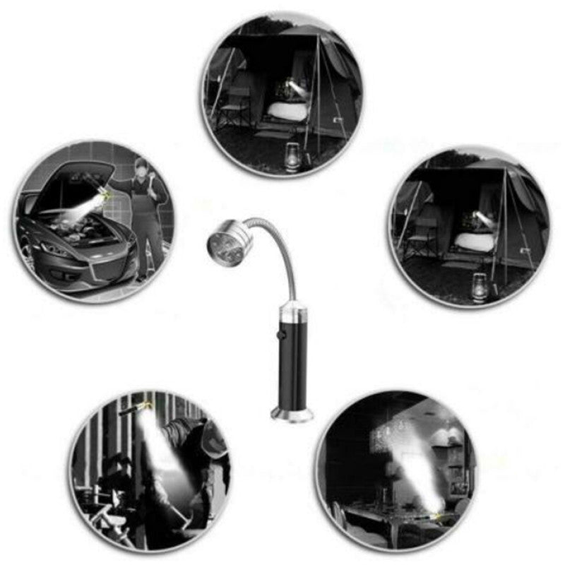 Frendorf | 2 Stück Tragbare Magnetische LED Grilllicht Lampe 360 Grad Grilllichter