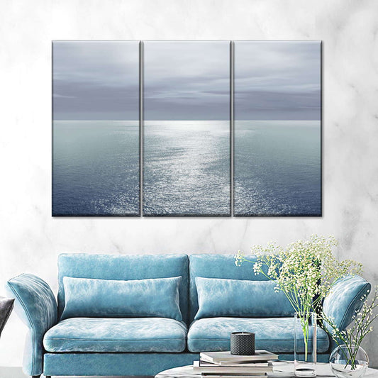 Frendorf | Ozean Licht Blau I Wandkunst