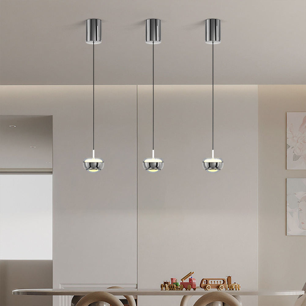 Frendorf | NovaHalo Halbkreis LED Pendelleuchte | Modernes Design | Dimmbar | Elegante Beleuchtung für Esszimmer & Wohnzimmer