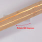 Frendorf | WoodCrack Moderne Holz-Wandleuchte | LED Wandlampe | Stilvolle Wohnraumbeleuchtung | Dekorative Beleuchtung