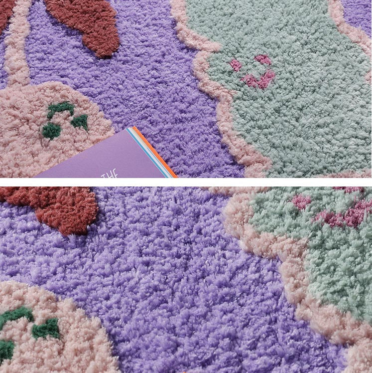 Wunderbare kleine Blumen-Badematte