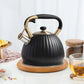 Frendorf | 3.5L Pfeifen Schwarze Kürbisform Teekessel