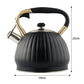 Frendorf | 3.5L Pfeifen Schwarze Kürbisform Teekessel