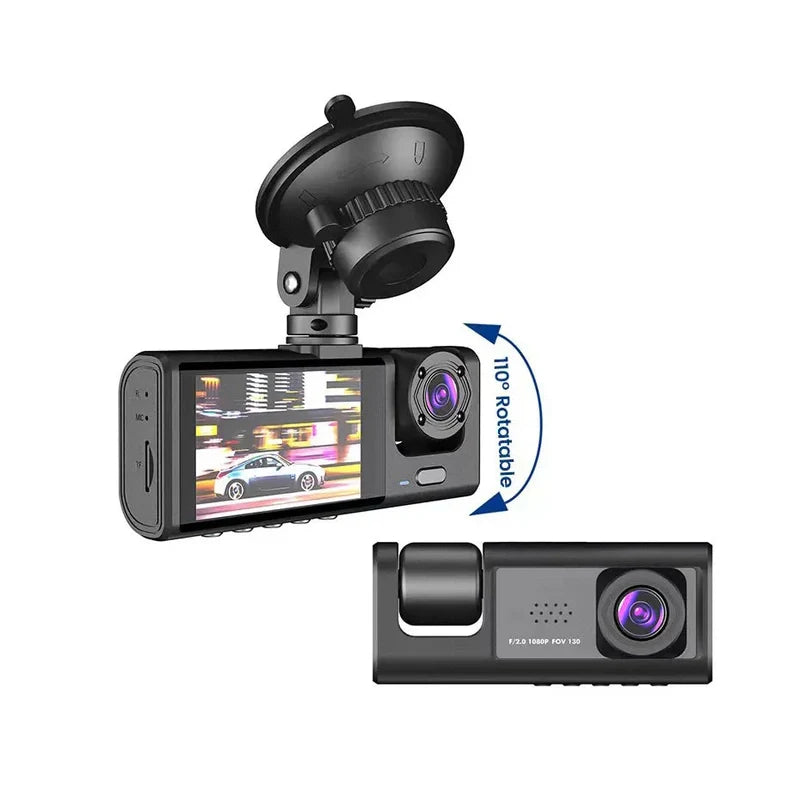 Frendorf | DriveGuard 1080P TriCam | Auto Dashcam | Drei Kameras | 24U Parküberwachung