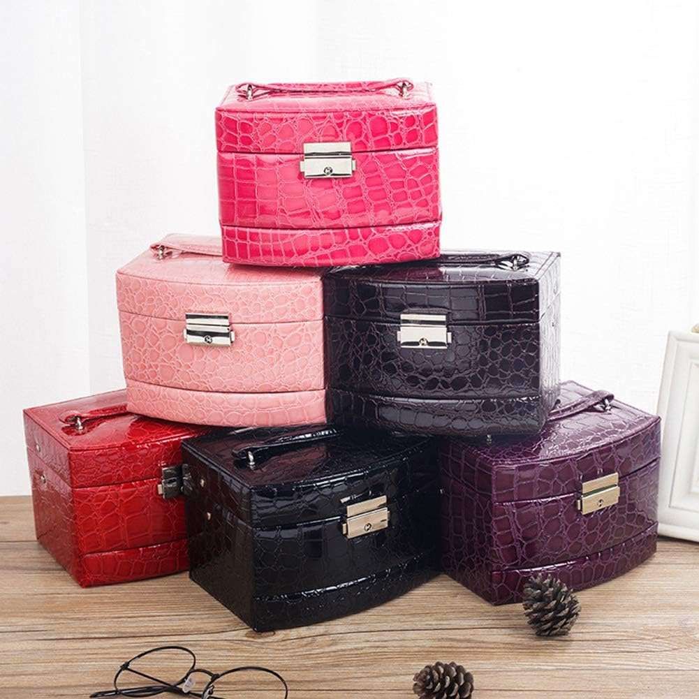 3-Layer Leder Schmuckbox
