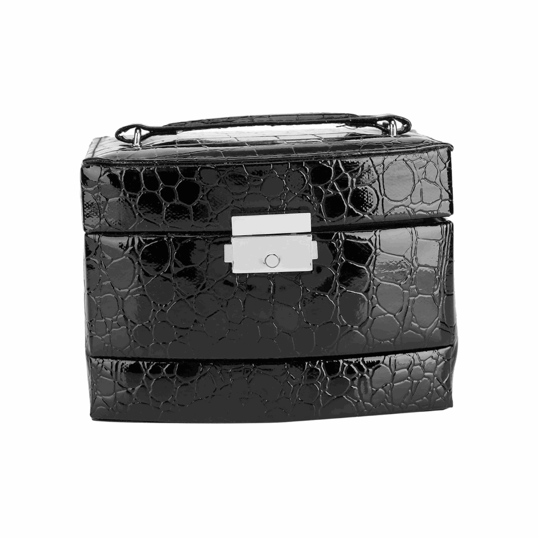 3-Layer Leder Schmuckbox