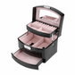 3-Layer Leder Schmuckbox