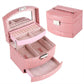 3-Layer Leder Schmuckbox