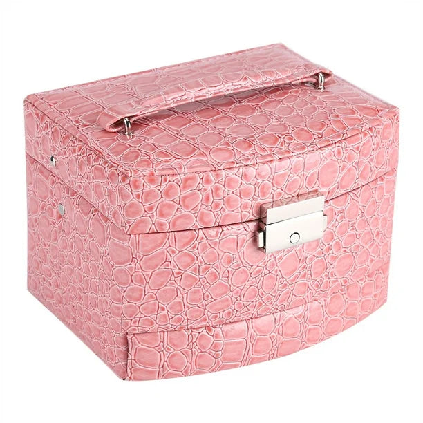 3-Layer Leder Schmuckbox