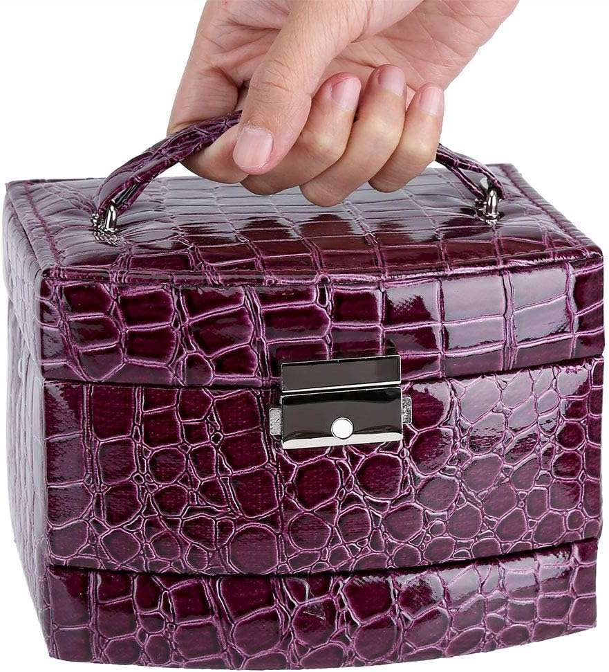 3-Layer Leder Schmuckbox