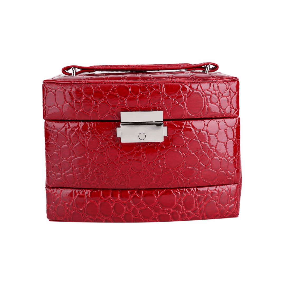 3-Layer Leder Schmuckbox